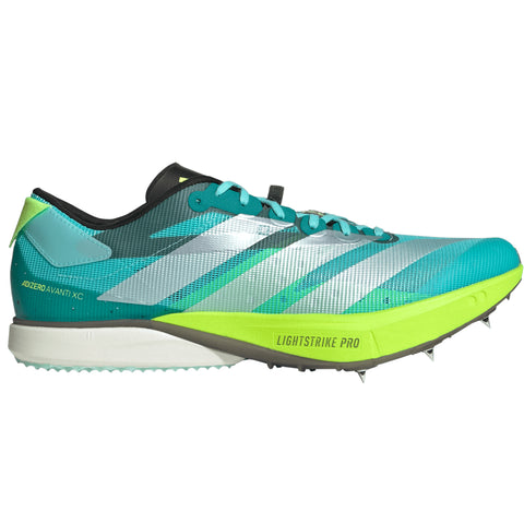 Adizero Avanti XC Shoes unisex Flash Aqua Zero Metalic Lucid Lemon