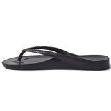 Archies Arch Support Flip Flops Black