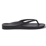 Archies Arch Support Flip Flops Black