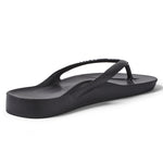 Archies Arch Support Flip Flops Black