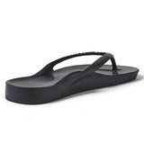 Archies Arch Support Flip Flops Black