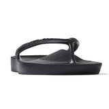 Archies Arch Support Flip Flops Black