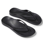 Archies Arch Support Flip Flops Black