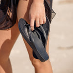 Archies Arch Support Flip Flops Black