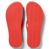 Archies Arch Support Flip Flops Coral