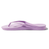 Archies Arch Support Flip Flops Lilac