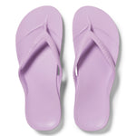 Archies Arch Support Flip Flops Lilac