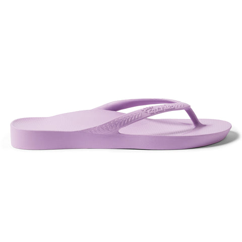 Archies Arch Support Flip Flops Lilac