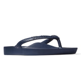 Archies Arch Support Flip Flops Navy