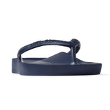 Archies Arch Support Flip Flops Navy