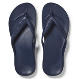 Archies Arch Support Flip Flops Navy