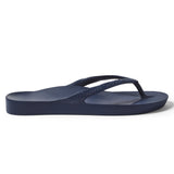 Archies Arch Support Flip Flops Navy