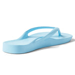 Archies Arch Support Flip Flops Sky Blue