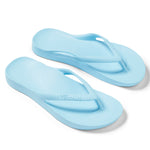 Archies Arch Support Flip Flops Sky Blue