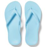 Archies Arch Support Flip Flops Sky Blue