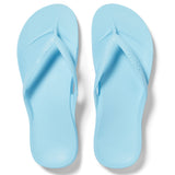 Archies Arch Support Flip Flops Sky Blue