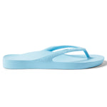 Archies Arch Support Flip Flops Sky Blue