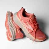 Brooks Cascadia 19 Women's Peach Echo Chateau White