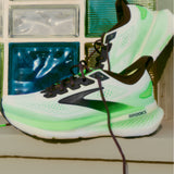 Brooks Glycerin 23 Men's White Phantom Green Gecko