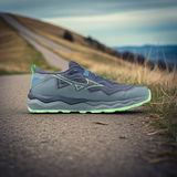 Mizuno Wave Daichi 9 Men's Vintage Indigo Neo Mint Citadel