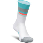 Feetures Elite Light Cushion Mini Crew Aquatic White