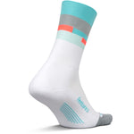 Feetures Elite Light Cushion Mini Crew Aquatic White