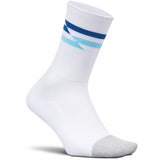 Feetures Elite Light Cushion Mini Crew White Track