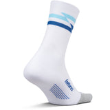 Feetures Elite Light Cushion Mini Crew White Track