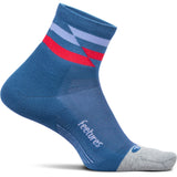 Feetures Elite Light Cushion Quarter Blue Track