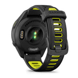 Garmin Forerunner 265S Black Bezel and Case with Black Amp Yellow Silicone Band