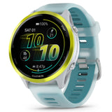 Garmin Forerunner 570 - 47mm Amp Yellow Aluminium with Translucent Whitestone/Turquoise Band