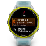 Garmin Forerunner 570 - 47mm Amp Yellow Aluminium with Translucent Whitestone/Turquoise Band