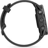 Garmin Forerunner 970 Carbon Grey DLC Titanium with Black Case and Black/Translucent Whitestone Band