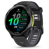 Garmin Forerunner 970 Carbon Grey DLC Titanium with Black Case and Black/Translucent Whitestone Band