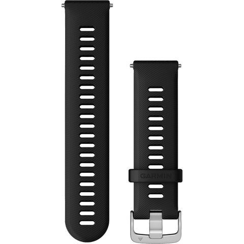 Garmin Quick Release Band Black,  Silver Hardware