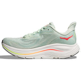 Hoka Clifton 10 Women's Sea Glass Neon Flame
