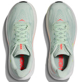 Hoka Clifton 10 Women's Sea Glass Neon Flame