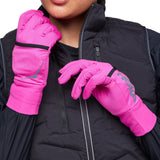 Hoka ColdSnap Fleece Gloves Fuschia