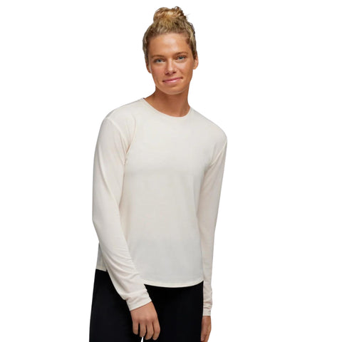 Hoka Essential Long-Sleeve Tee Women's Eggnog