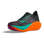 Hoka Mach X2 Men's Black Electric Aqua