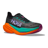 Hoka Mach X2 Men's Black Electric Aqua