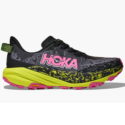 Hoka Speedgoat 6 Women's Black Neon Hoka Citrus