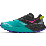 Hoka Speedgoat 7 Women's Black Electric Aqua