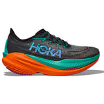 Hoka Mach X2 Men's Black Electric Aqua