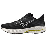 Mizuno Wave Inspire 21 2E Wide Fit Men's Black White Vibrant Yellow