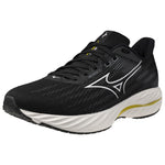 Mizuno Wave Inspire 21 2E Wide Fit Men's Black White Vibrant Yellow