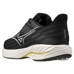 Mizuno Wave Inspire 21 2E Wide Fit Men's Black White Vibrant Yellow