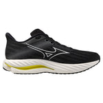 Mizuno Wave Inspire 21 2E Wide Fit Men's Black White Vibrant Yellow