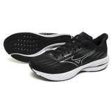 Mizuno Wave Inspire 21 D Wide Fit Women's Black Silver Metallic Grey