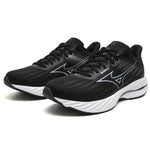 Mizuno Wave Inspire 21 D Wide Fit Women's Black Silver Metallic Grey
